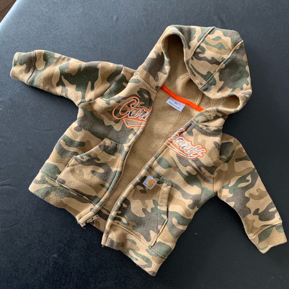 Carhartt Baby Zip Hoodie Camo